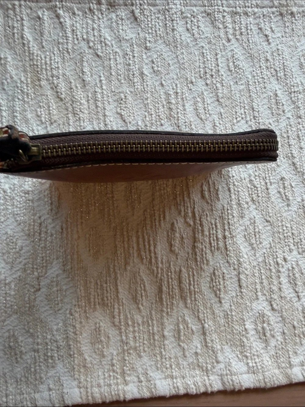 Patrica Nash EUC  Brown Leather Wristlet
